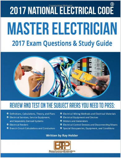 2017 Master Electrician Exam Questions and Study Guide by Ray HolderBrown Technical Publications image 0