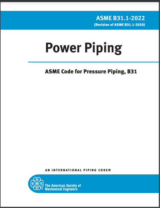ASME B31.1-2022 Power Piping