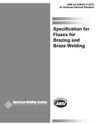 A5.31M/A5.31:2012 SPECIFICATION FOR FLUXES FOR BRAZING AND BRAZE WELDING