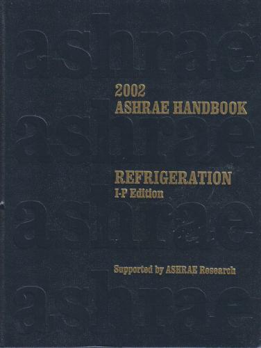 2002 ASHRAE Handbook: Refrigeration
