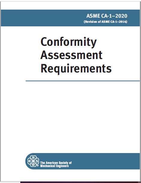 ASME CA-1-2020 Conformity Assessment Requirements
