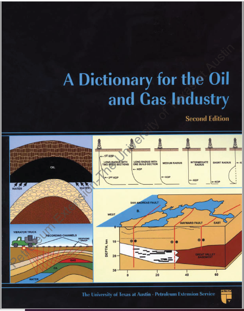 A Dictionary for the Oil and Gas Industry, 2nd Ed.