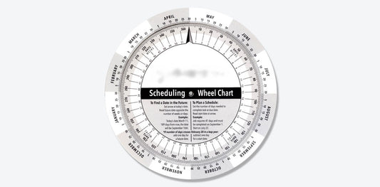 Scheduling Wheel Chart Calendar