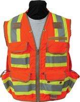 8265 Safety Utility Vest ANSI/ISEA 2 - XL (52-54) - Flo Orange