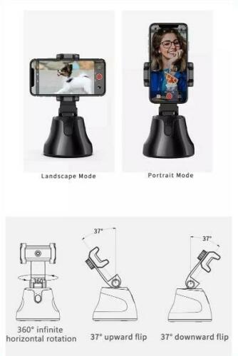 360° Rotation Auto Face Object Tracking Smart Shooting Phone Robot Cameraman